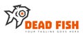 Dead Fish Studio low poly logo version 2. 2 Colors.