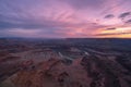 Dead Horse Point at dusk Royalty Free Stock Photo
