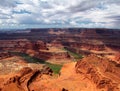 Dead Horse Point panorama Royalty Free Stock Photo