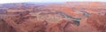 Dead Horse Point Pre-Dawn Panorama Royalty Free Stock Photo