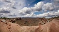 Dead Horse Point, Utah. Canyon panoramic view at sunset Royalty Free Stock Photo