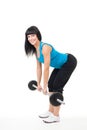 Dead lift exercise Royalty Free Stock Photo