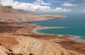 Dead Sea and Arava Desert in Israel. Royalty Free Stock Photo