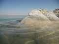 Dead Sea beach Royalty Free Stock Photo