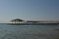 Dead sea beaches in Israel View of Jordan. Royalty Free Stock Photo