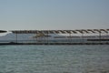 Dead sea beaches in Israel View of Jordan. Royalty Free Stock Photo