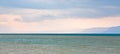 Dead Sea in cloudy day Royalty Free Stock Photo