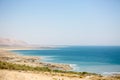 Dead sea coastline panorama