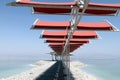 Dead sea. Covered walkway