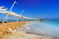 Dead Sea and Ein Bokek Resort in Israel Royalty Free Stock Photo
