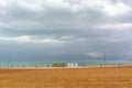 Dead Sea statue with the Dead Sea and clouds on a Winter`s day, Great photo opportunity for tou