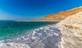 Dead Sea Jordan the lowest place on earth Royalty Free Stock Photo