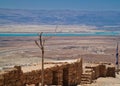 Dead Sea in the Judean Desert as seen from Masada