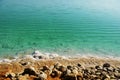 Dead Sea in the morning in sunny weather Royalty Free Stock Photo