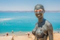 Dead sea mud body care treatment jordan Royalty Free Stock Photo