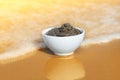 Dead Sea mud Royalty Free Stock Photo