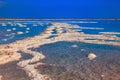 Dead Sea off the coast Royalty Free Stock Photo
