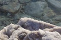 Dead Sea Salt Deposits Stones White
