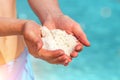 Dead Sea salt Royalty Free Stock Photo