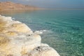 Dead Sea in the morning in sunny weather Royalty Free Stock Photo