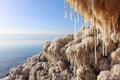 Dead Sea Shore And The Chandeliers