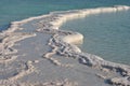 Dead Sea shore. Minerals and salt .Israel Royalty Free Stock Photo