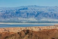 Dead Sea. View from the west bank to the east. Royalty Free Stock Photo