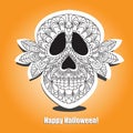 Dead Skull - helloween card