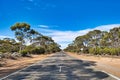 Dead straight road in the Australian outback