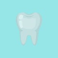 Dead tooth, cute colorful vector icon illustration