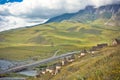 Dead town Dargavs in North Ossetia