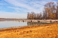 Dead Trees Around Lake Royalty Free Stock Photo