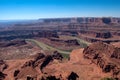 View of the colorado river at Deadhorse Point State Park Royalty Free Stock Photo