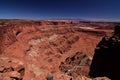 Deadhorse point state park utah red sandstone valley salt pool in the valley canyon Royalty Free Stock Photo