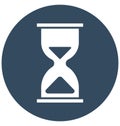 Deadline, hourglass Isolated Vector Icon can be easily edit and modify Royalty Free Stock Photo