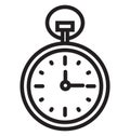 Deadline, Isolated Vector Icon can be easily edit and modify Royalty Free Stock Photo