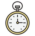Deadline, Isolated Vector Icon can be easily edit and modify Royalty Free Stock Photo