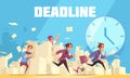 Deadline Vector Illustration