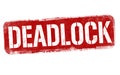 Deadlock sign or stamp