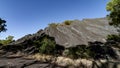 Deadly blue Asbesto tailings at Wittenoom, Pilbara, Western Australia