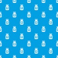 Deadly liquid pattern vector seamless blue