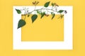 Deadly Nightshade Plant Background Frame Royalty Free Stock Photo