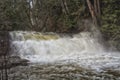 Deadman Falls on the Millstone River Royalty Free Stock Photo