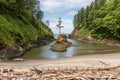 Deadman`s Cove at Cape Disappointment in Washington Royalty Free Stock Photo