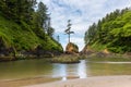 Deadman`s Cove at Cape Disappointment in Washington Royalty Free Stock Photo