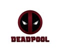 Deadpool logo banner on white background.