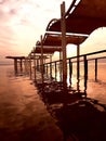 Deadsea sunrise at my lifeguard station