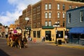 Tourist stagecoach ride in Deadwood South Dakota