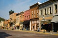 Street scene in historic Deadwood, South Dakota