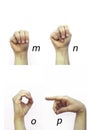 Deaf alphabet